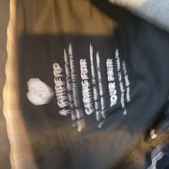 Madewell Cali Denim Boot Black Pinstripe Jeans Elsie Stripe Crop Kick Flare 28 - Picture 5 of 11